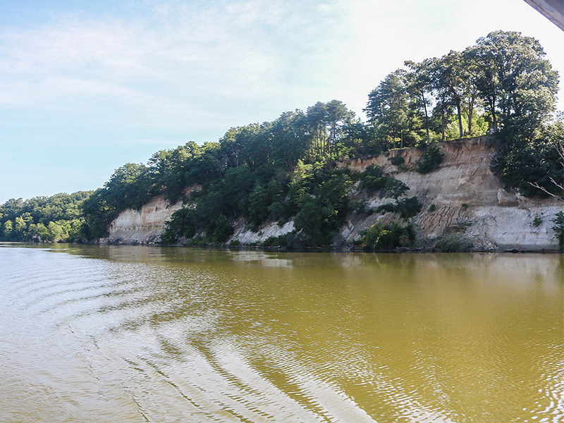 The Historic Fones Cliffs on the Rappahannock River