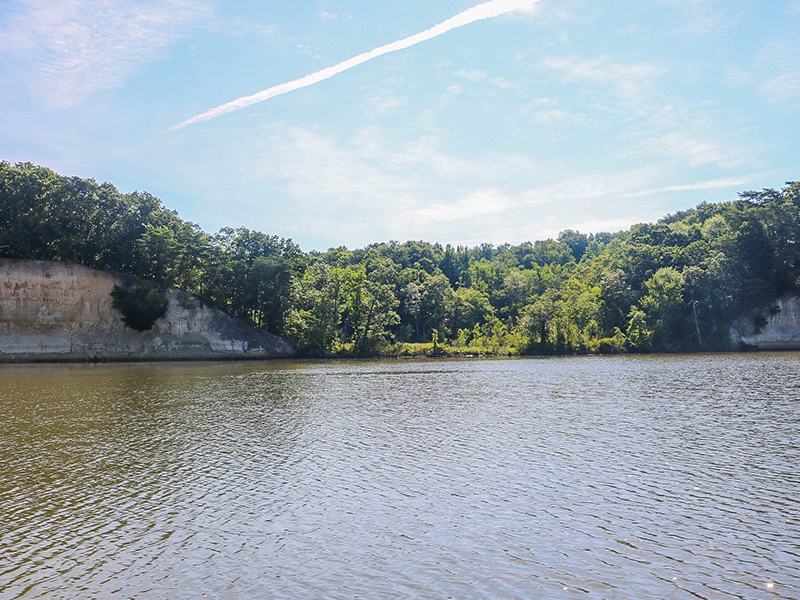 The Historic Fones Cliffs on the Rappahannock River  Photo credit: Zhivko Illeieff