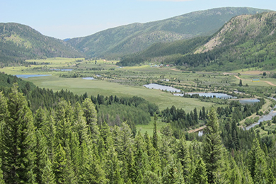 Scenic view of Tolland Ranch within Colorado's South Boulder Creek Watershed