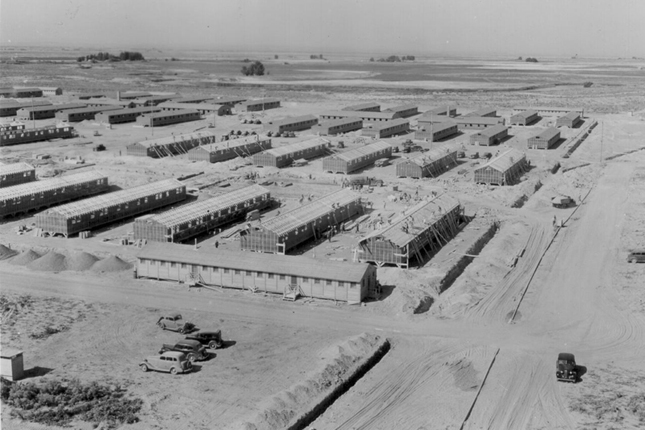 Minidoka: Panorama Of Barracks